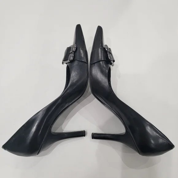 Nine West Black Women's Heels Size 8.5 - Picture 7 of 10